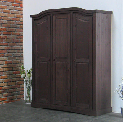 3 türiger Kleiderschrank Rico Kiefer massiv Schlafzimmer Schrank Möbel kolonial