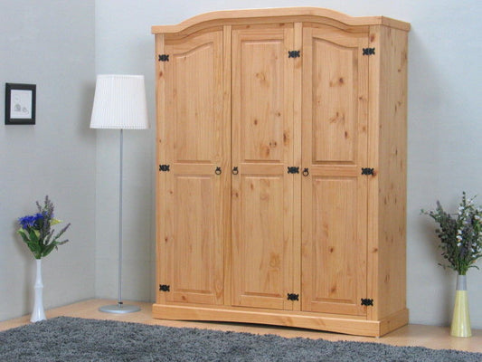 Kleiderschrank New Mexiko Mexico Holz Schlafzimmer Schrank Kiefer massiv