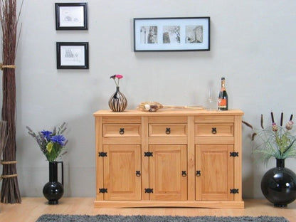Sideboard New Mexiko Anrichte Buffet Schrank Kommode Mexico Schrank massiv