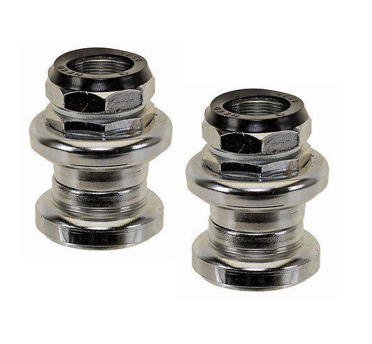 2 x NECO FAHRRAD Steuersatz 1 Zoll Lenkung Kugellager Lenker 26,4mm verchromt