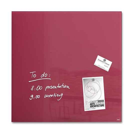Sigel Glas Magnetboard Artverum GL272 Pinnwand 48x48 Glasboard Magnet Tafel