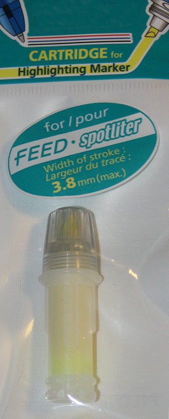 Pilot Textmarker für Kugelschreiber Feed Spotliter Marker Makierer neon gelb