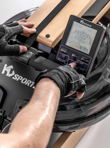 Wasser Rudergerät Ruderzugmaschine Rudermaschine Heimtrainer klappbar Fitness