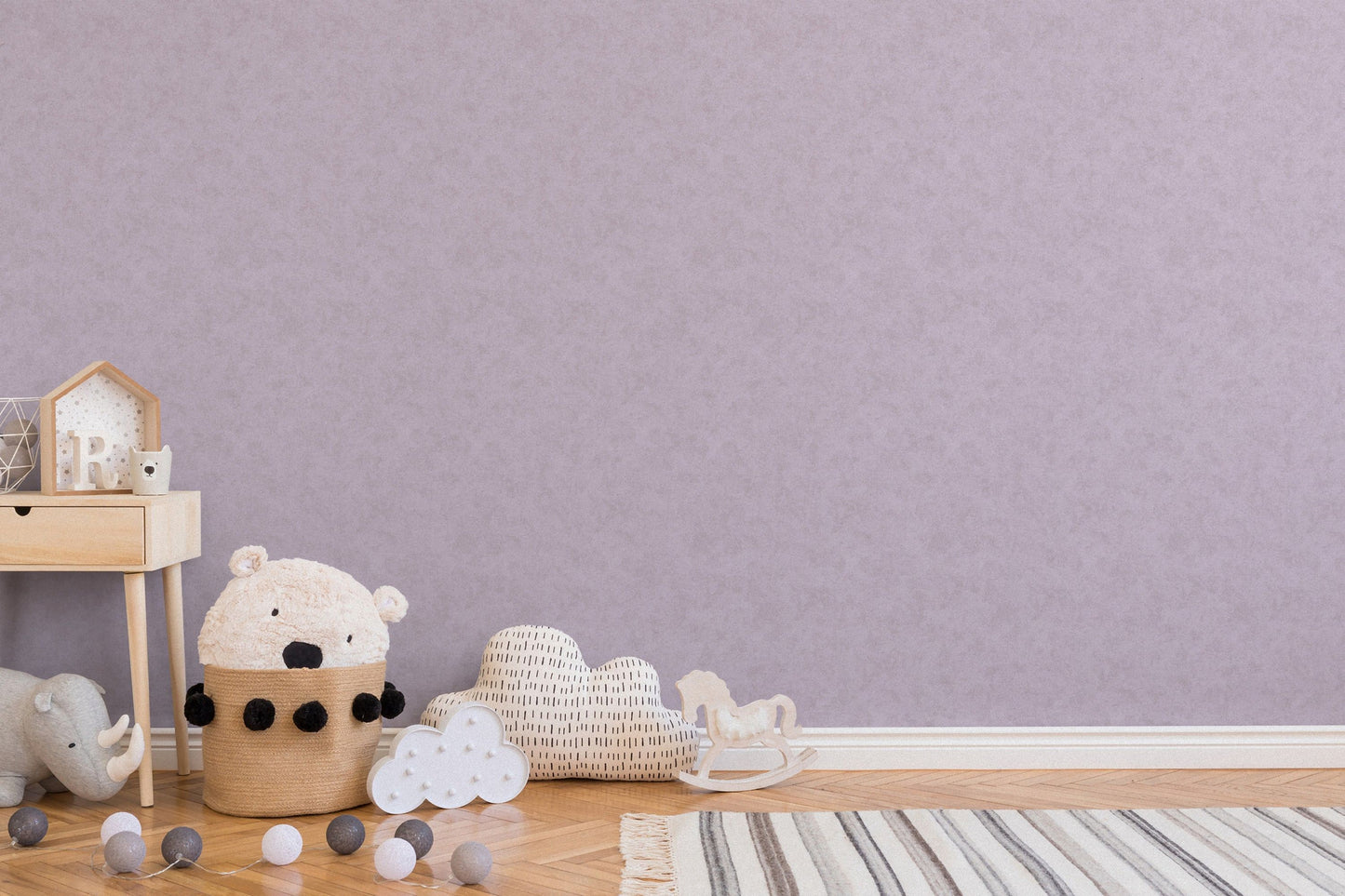 A.S. Création Unitapete Uni Lila 116062 Wandtapete Vlies Vinyl Rolle Tapete