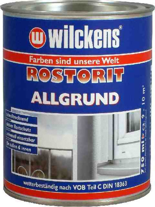Wilckens 0,75l Rostorit Allgrund Grau Grundierung Haftgrund Rostschutz