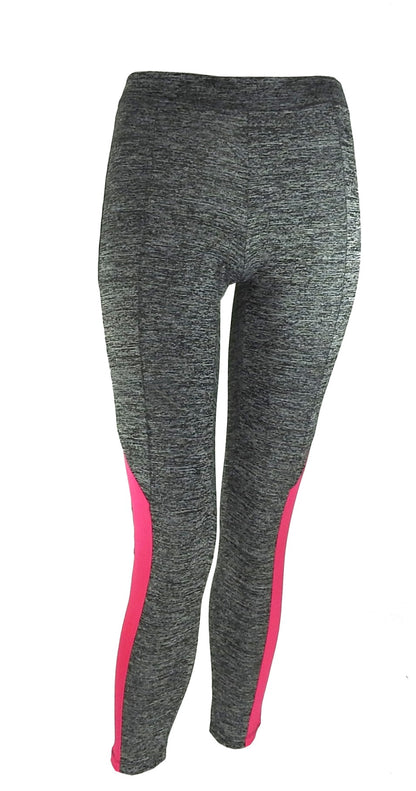 Damen Leggings Yoga Fitness Leggins Jogging Trainingshose Sporthose Hosen grau