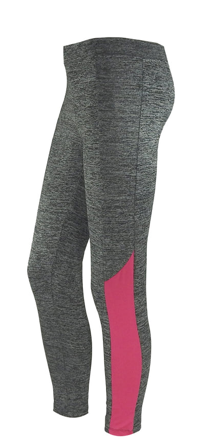 Damen Leggings Yoga Fitness Leggins Jogging Trainingshose Sporthose Hosen grau