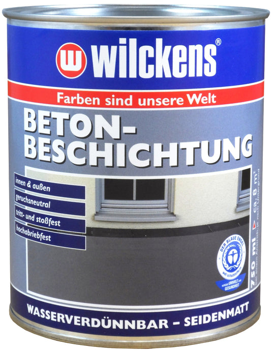 Wilckens 0,75l Betonbeschichtung Kieselgrau Beton Boden Farbe Beschichtung