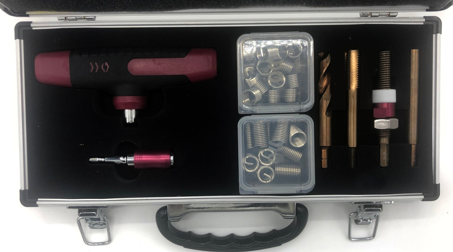 Gewindeschneider M12  Profi Reparatur Set Gewinde reparieren Reparaturhülse Satz