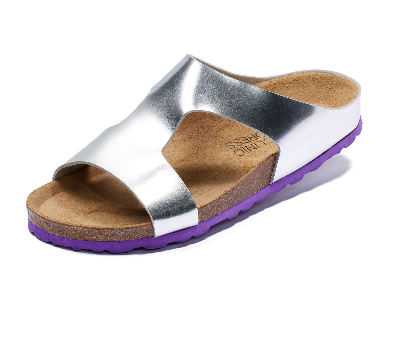 Clinic Dress Bio Damen Clogs Pantolette Sandalen Slipper Komfort Schuhe silber