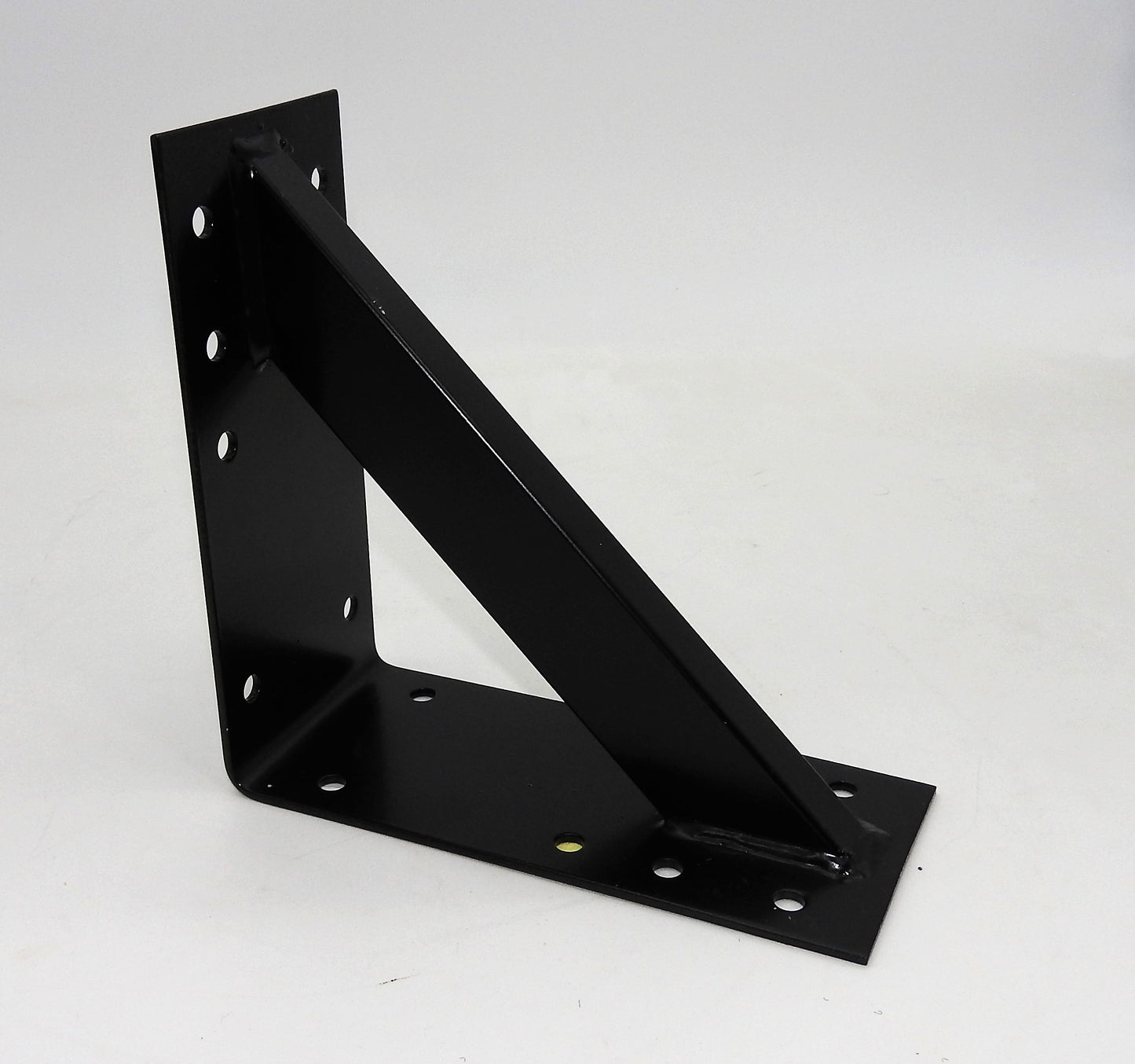 Großer Stahl Winkel 20x20x9cm extra stark Holzverbinder verstärkt schwarz