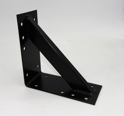 Großer Stahl Winkel 20x20x9cm extra stark Holzverbinder verstärkt schwarz