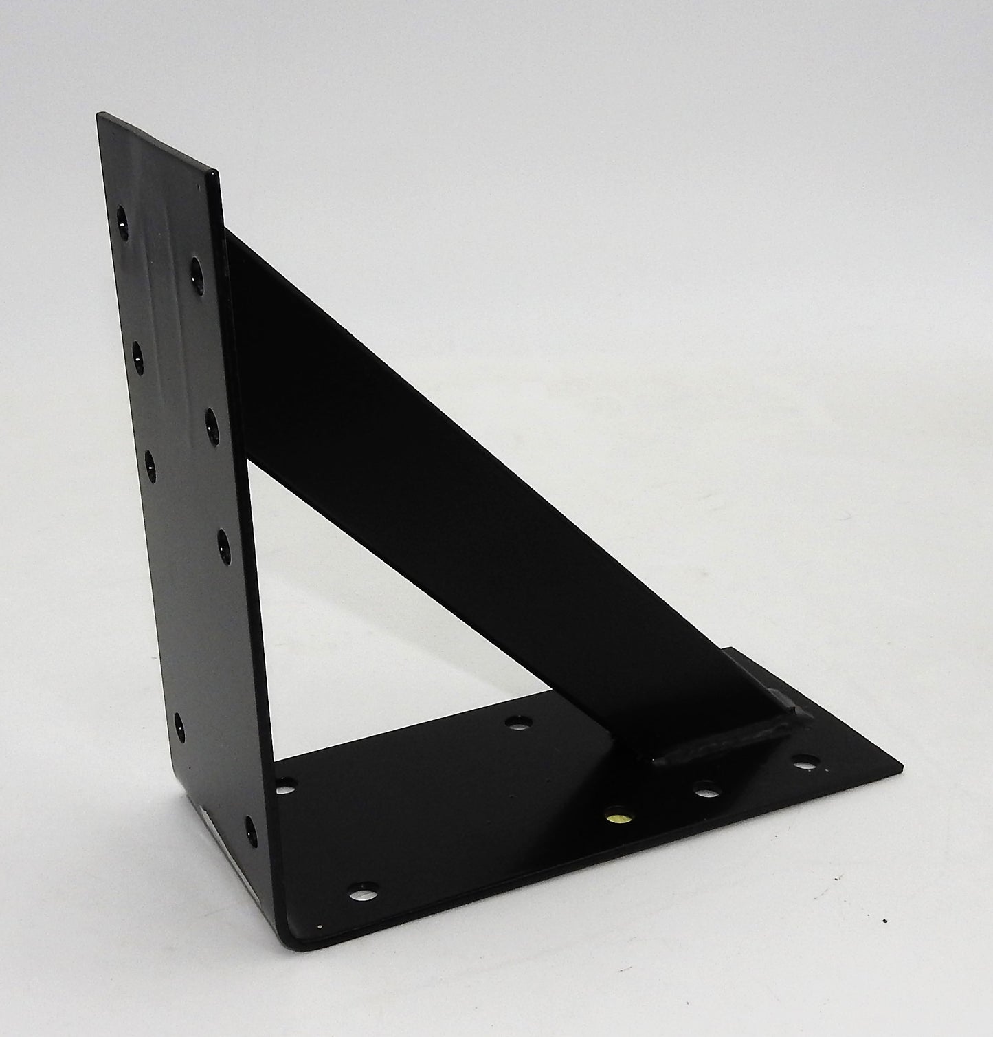 Großer Stahl Winkel 20x20x9cm extra stark Holzverbinder verstärkt schwarz