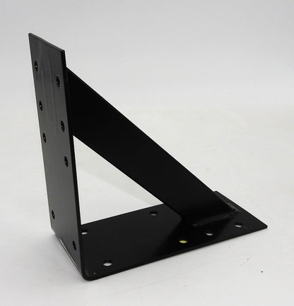 Großer Stahl Winkel 20x20x10cm 5mm extra stark Holzverbinder verstärkt schwarz