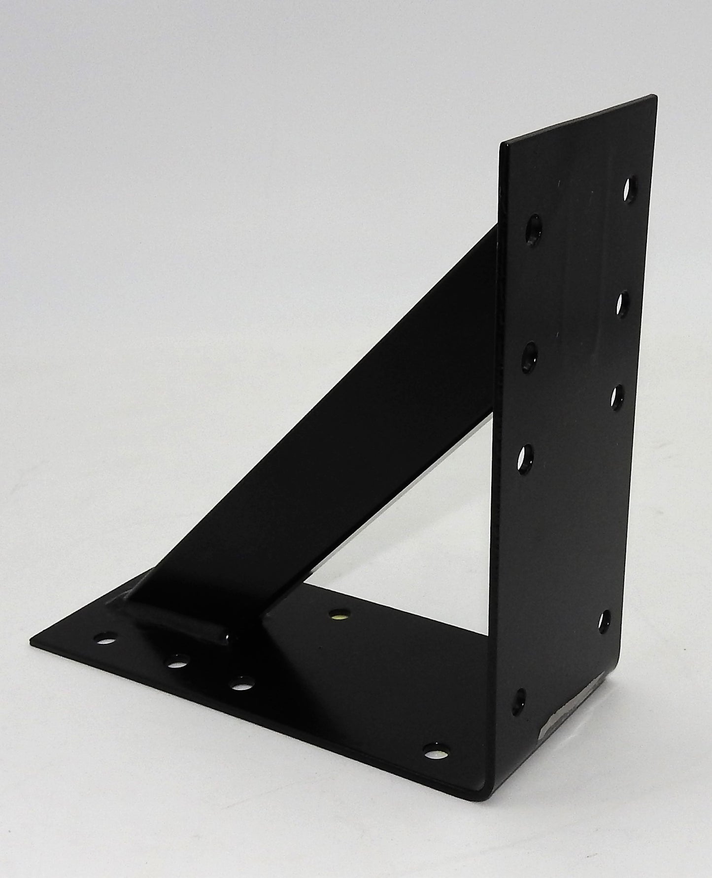 Großer Stahl Winkel 20x20x9cm extra stark Holzverbinder verstärkt schwarz