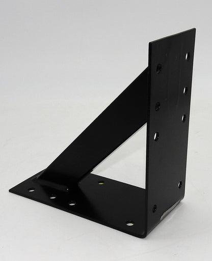 Großer Stahl Winkel 20x20x9cm extra stark Holzverbinder verstärkt schwarz