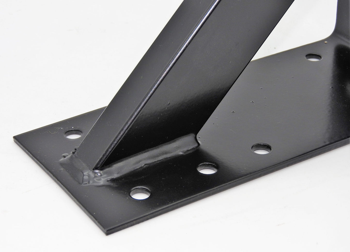 Großer Stahl Winkel 20x20x9cm extra stark Holzverbinder verstärkt schwarz