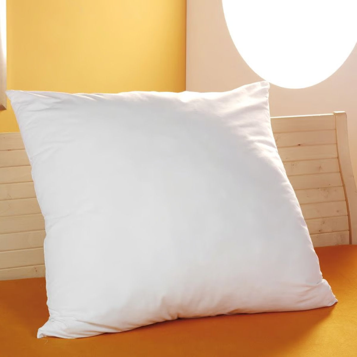 Federkopfkissen 80x80 Kopfkissen 1200g Feder Füllkissen Kissen Baumwolle Federn