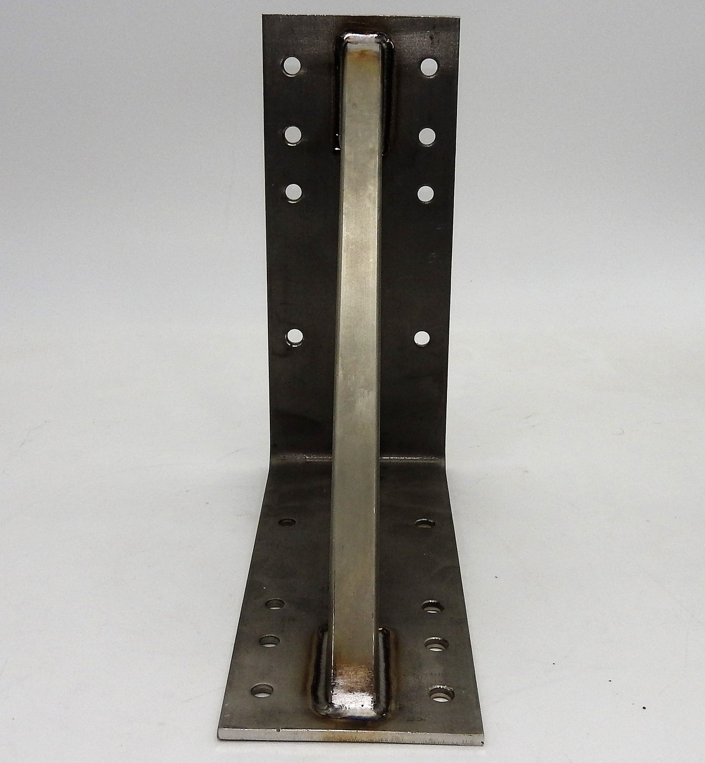 Edelstahl Winkel 25x25x10cm verstärkt Schwerlast Bauwinkel Befestigung Halter