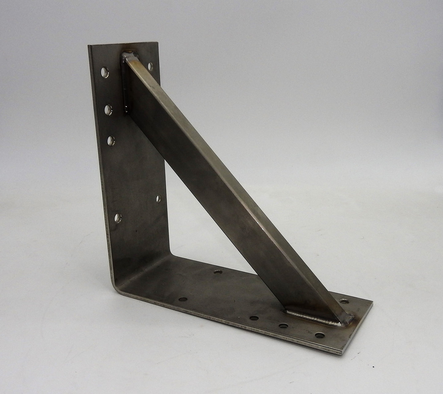 Edelstahl Winkel 25x25x10cm verstärkt Schwerlast Bauwinkel Befestigung Halter
