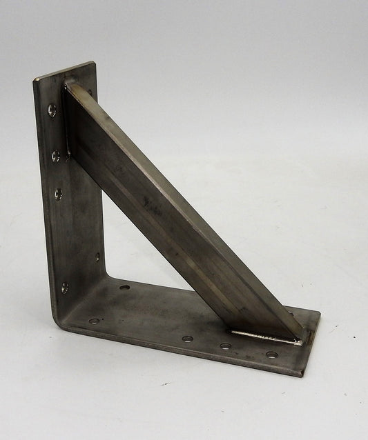 Edelstahl Winkel 200x200x90mm verstärkt Schwerlast Wand Träger Schienenkonsole
