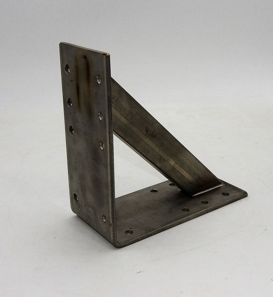Edelstahl Winkel 200x200x100mm 3mm verstärkt Schwerlast Träger Schienenkonsole