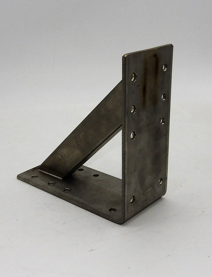 Edelstahl Winkel 200x200x100mm 3mm verstärkt Schwerlast Träger Schienenkonsole