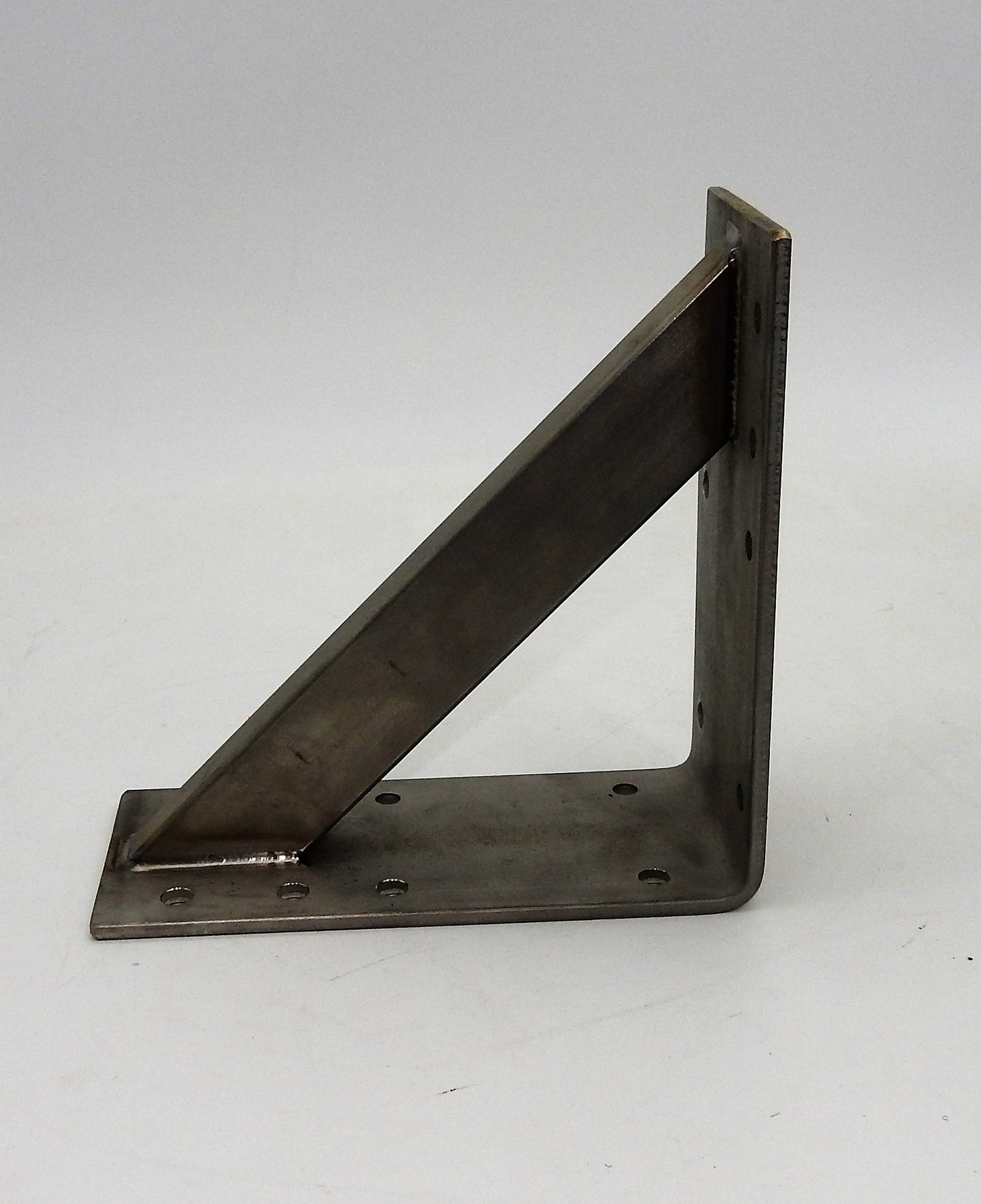 Edelstahl Winkel 200x200x100mm verstärkt Schwerlast Wand Träger 5mm stark