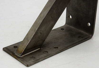 Edelstahl Winkel 200x200x100mm 3mm verstärkt Schwerlast Träger Schienenkonsole