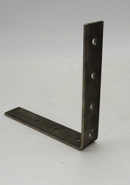 2 Stück Edelstahl Winkel 5mm Flachwinkel Montagewinkel Regalwinkel 200x200x40