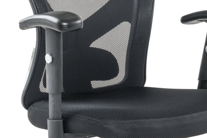 Bürostuhl schwarz Mesh Schreibtischstuhl Drehstuhl Bürosessel Chefsessel