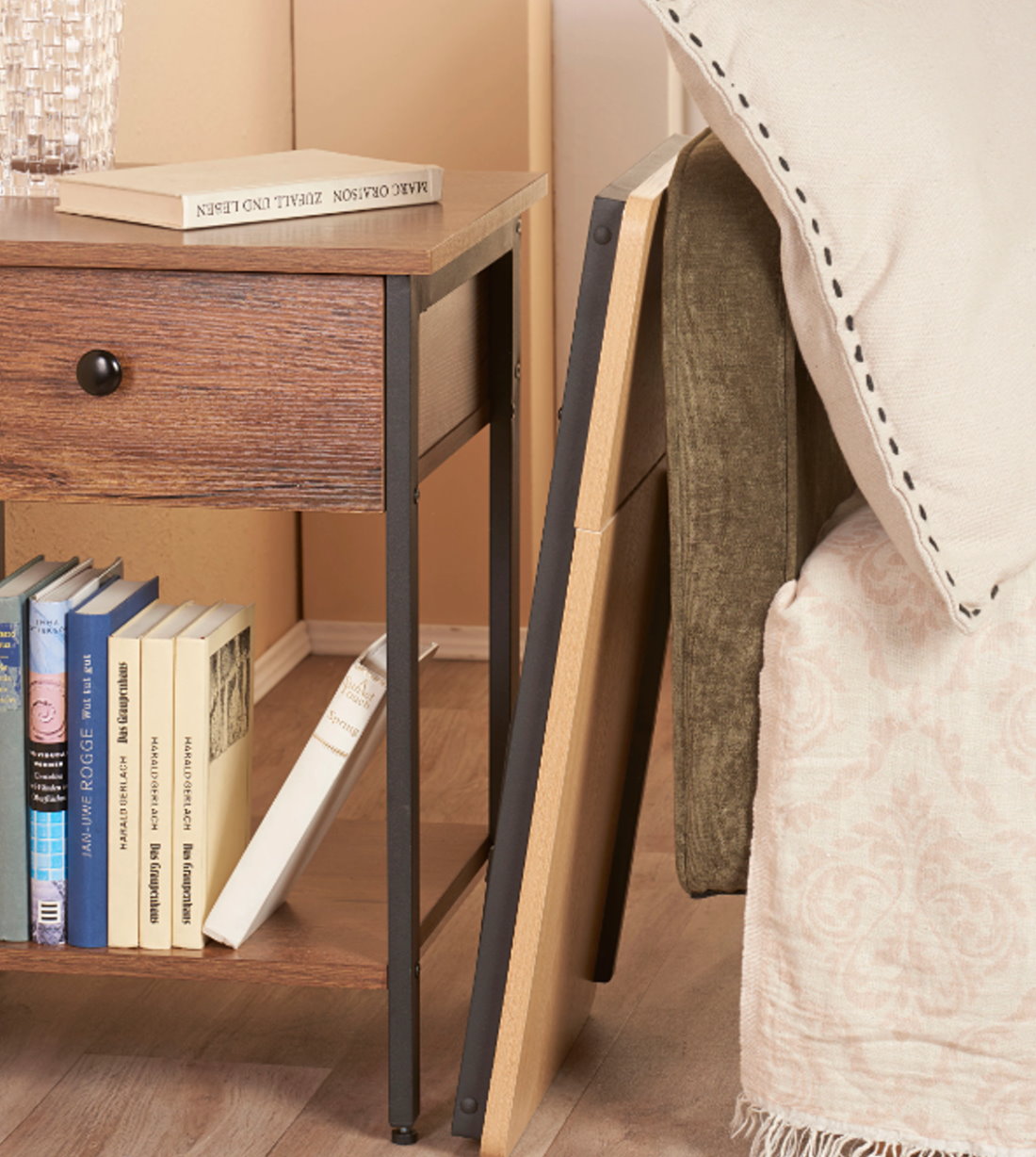 Holz Laptoptisch Betttisch Notebooktisch Bett Tisch höhenverstellbar Klapptisch