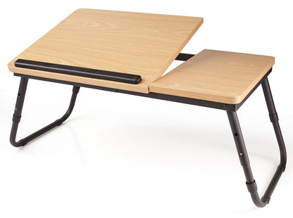 Holz Laptoptisch Betttisch Notebooktisch Bett Tisch höhenverstellbar Klapptisch