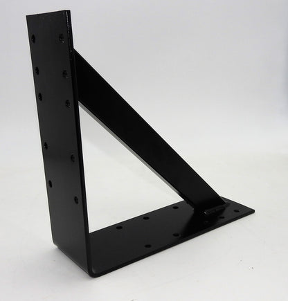 Stahl Winkel 300x300x100mm schwarz verstärkt Schwerlast Träger Schienenkonsole