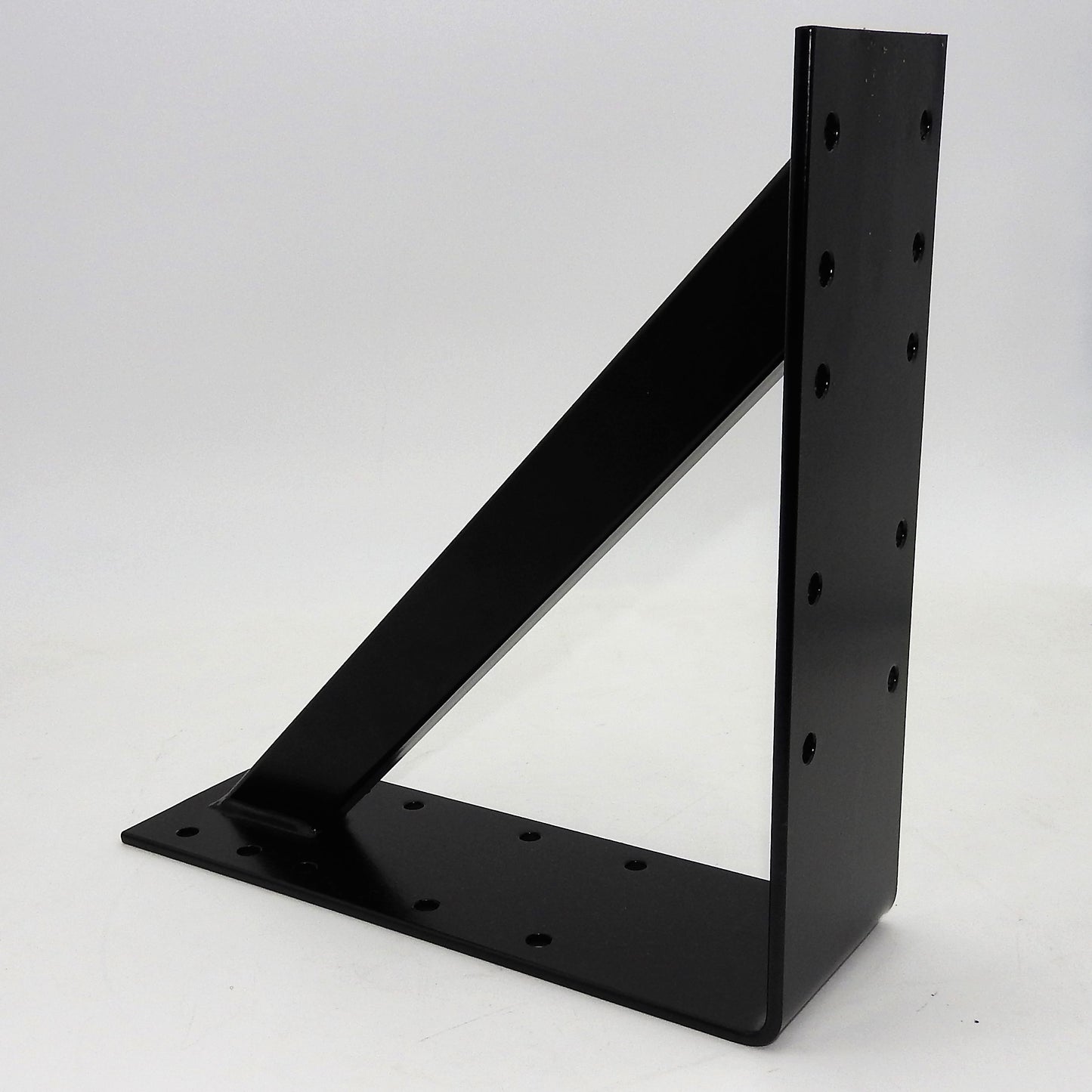 Stahl Winkel 300x300x100mm schwarz verstärkt Schwerlast Träger Schienenkonsole