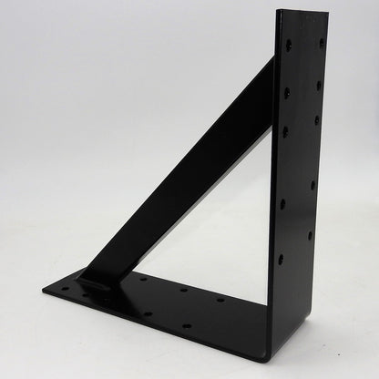 Stahl Winkel 300x300x100mm schwarz verstärkt Schwerlast Träger Schienenkonsole