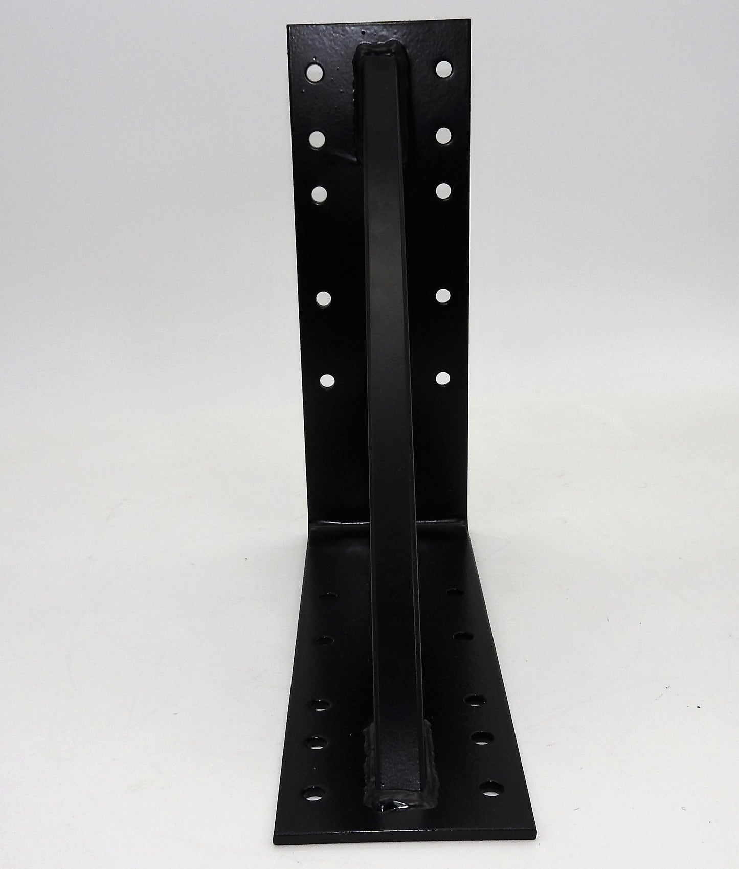Stahl Winkel 300x300x100mm schwarz verstärkt Schwerlast Träger Schienenkonsole