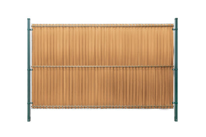 Zaun PVC Sichtschutzstreifen vertikal 153x250cm Grün Sichtschutz Kunststoff