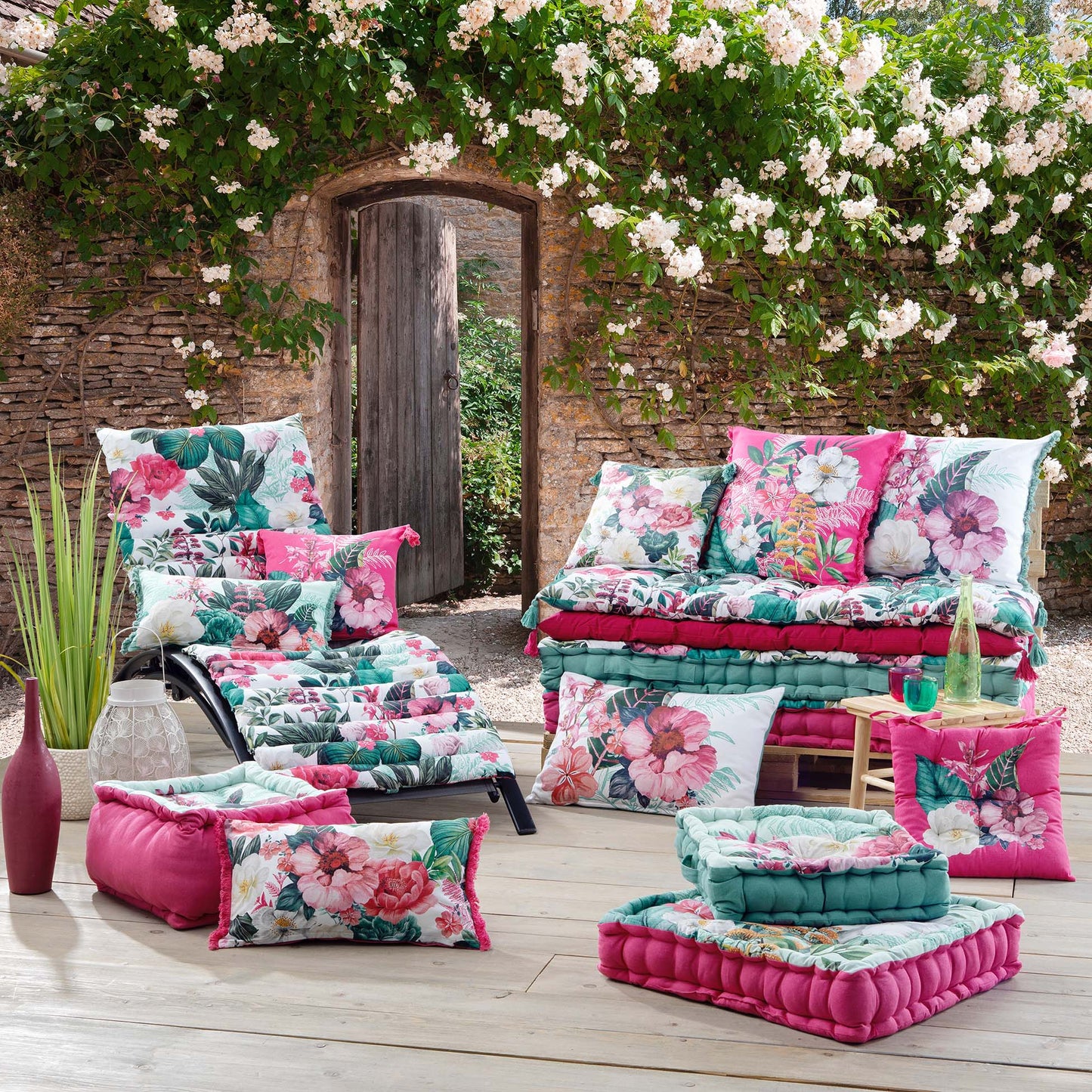 Premium Palettenkissen Matratze Polster 60x120 Paletten Sitzkissen Sofa Auflage