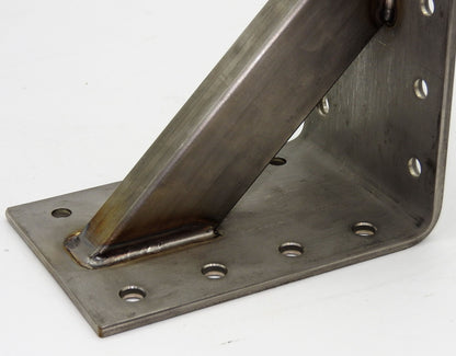 V2A Edelstahl Winkel 15x15x10cm verstärkt Holzverbinder 5mm stark