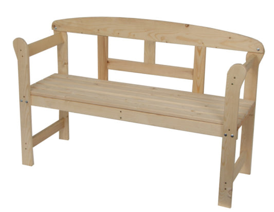 massiv Friesenbank Parkbank Gartenbank Garten Holz Bank Holzbank Sitzbank Fichte