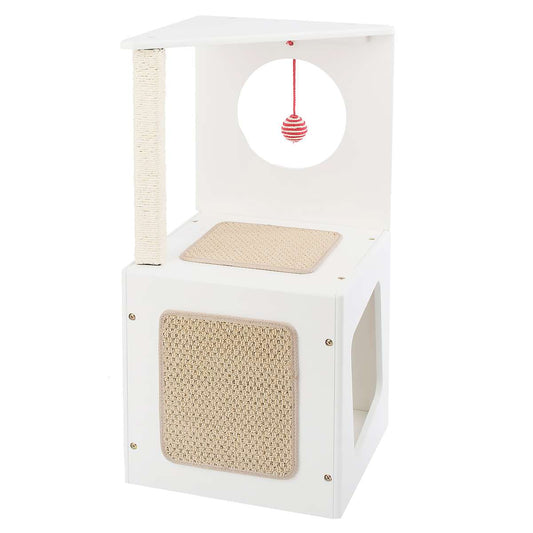 Katzenhaus Katzenturm Kratzbaum Kratzturm Indoor Katzen Kletterbaum Kratzstamm