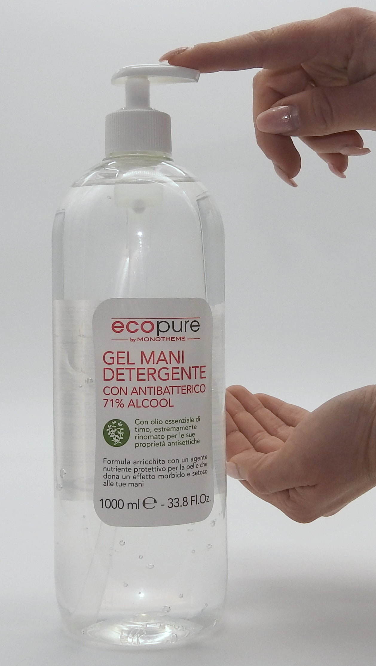 6x 1000ml Hände Desinfektion Hautdesinfektion Viren Hand Gel 71% Alkohol Spender
