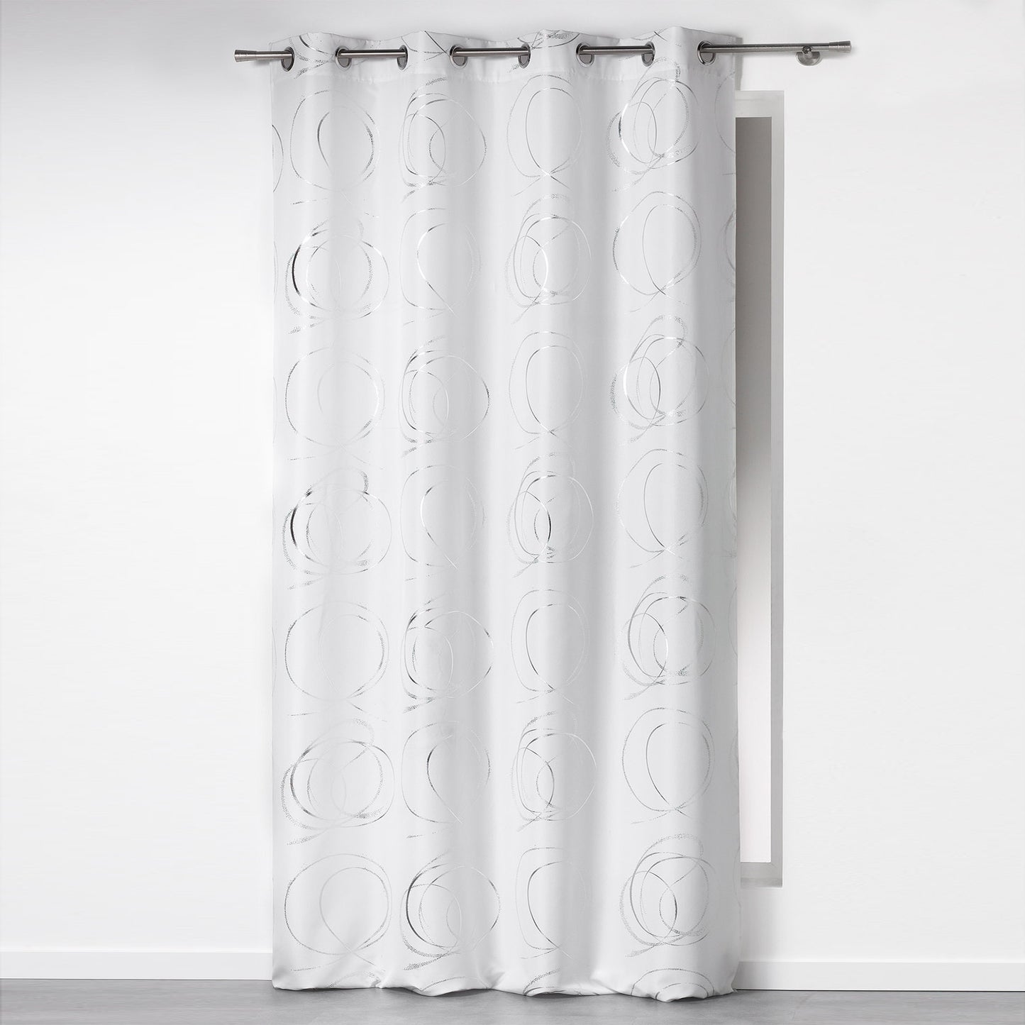 Ösenschal Vorhang 140x260 Gardine Schal Ösen bedruckt halbtransparent Gardine