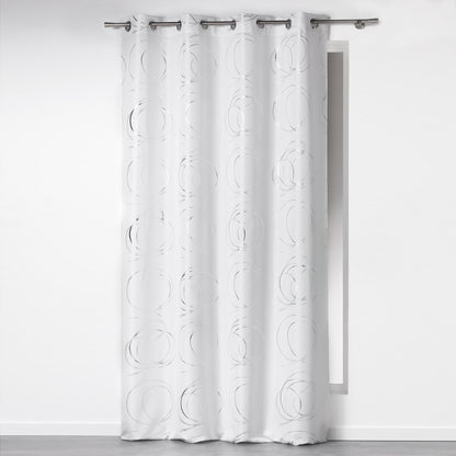 Ösenschal Vorhang 140x260 Gardine Schal Ösen bedruckt halbtransparent Gardine