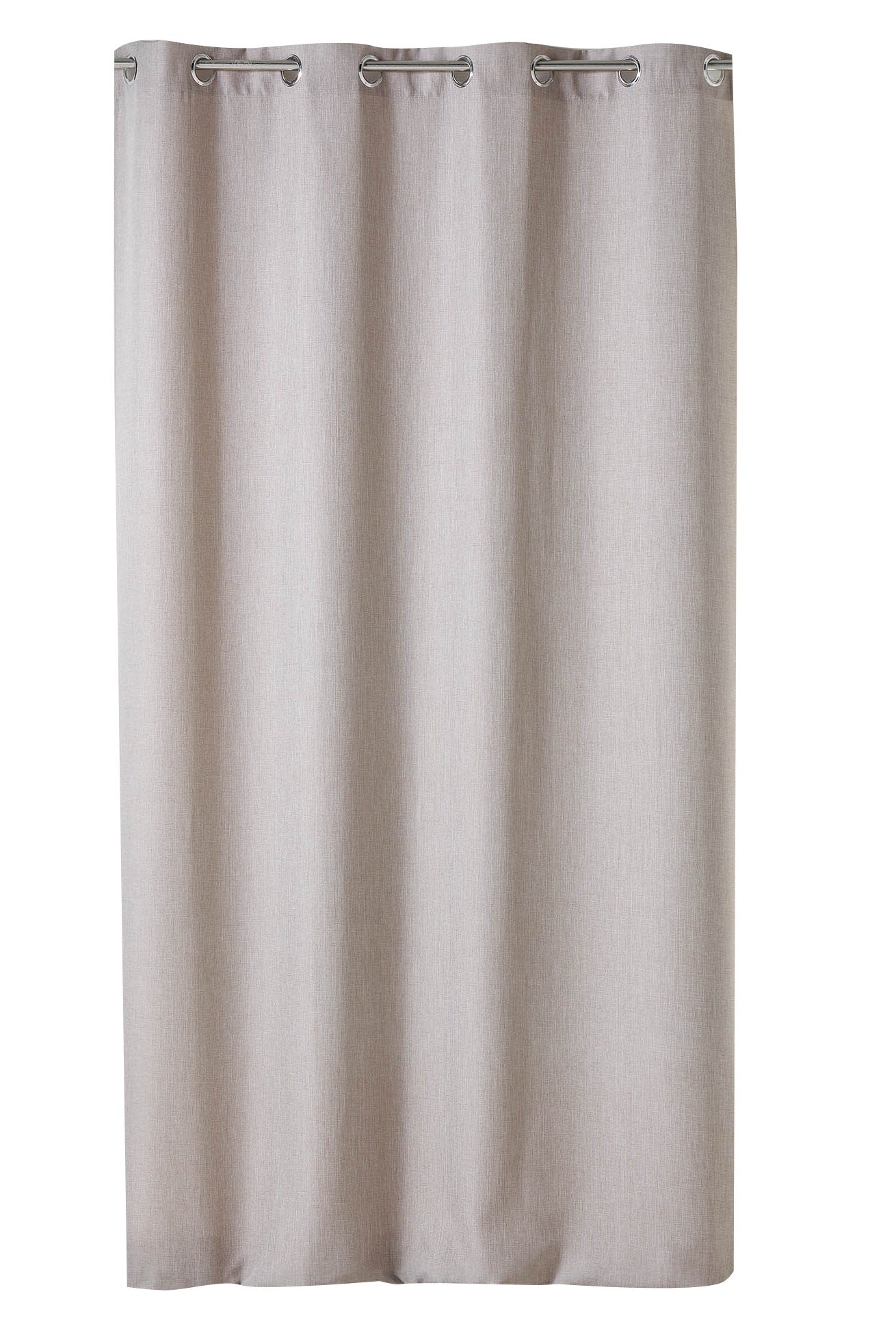 Ösen Vorhang 140x260 Leinenoptik Vorhänge Schal Schlafzimmer blickdicht beige