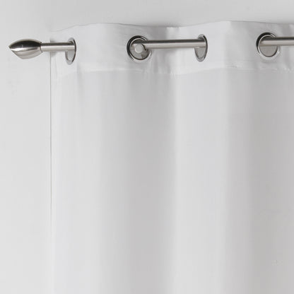 Mikrofaser Vorhang 140x260 Gardine Schal Ösen Vorhänge transparent Wohnzimmer