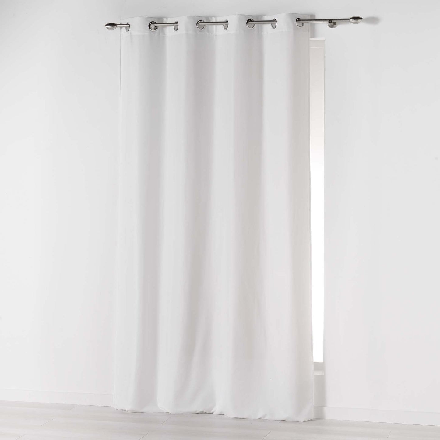 Mikrofaser Vorhang 140x260 Gardine Schal Ösen Vorhänge transparent Wohnzimmer