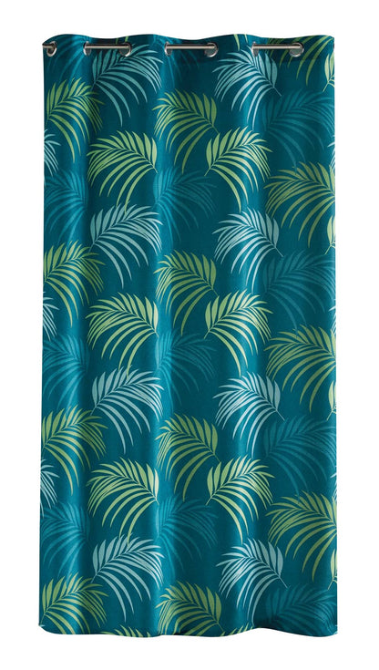 Motiv Flächen Muster Vorhang 140x260 Vorhänge Schal Schlafzimmer blickdicht blau