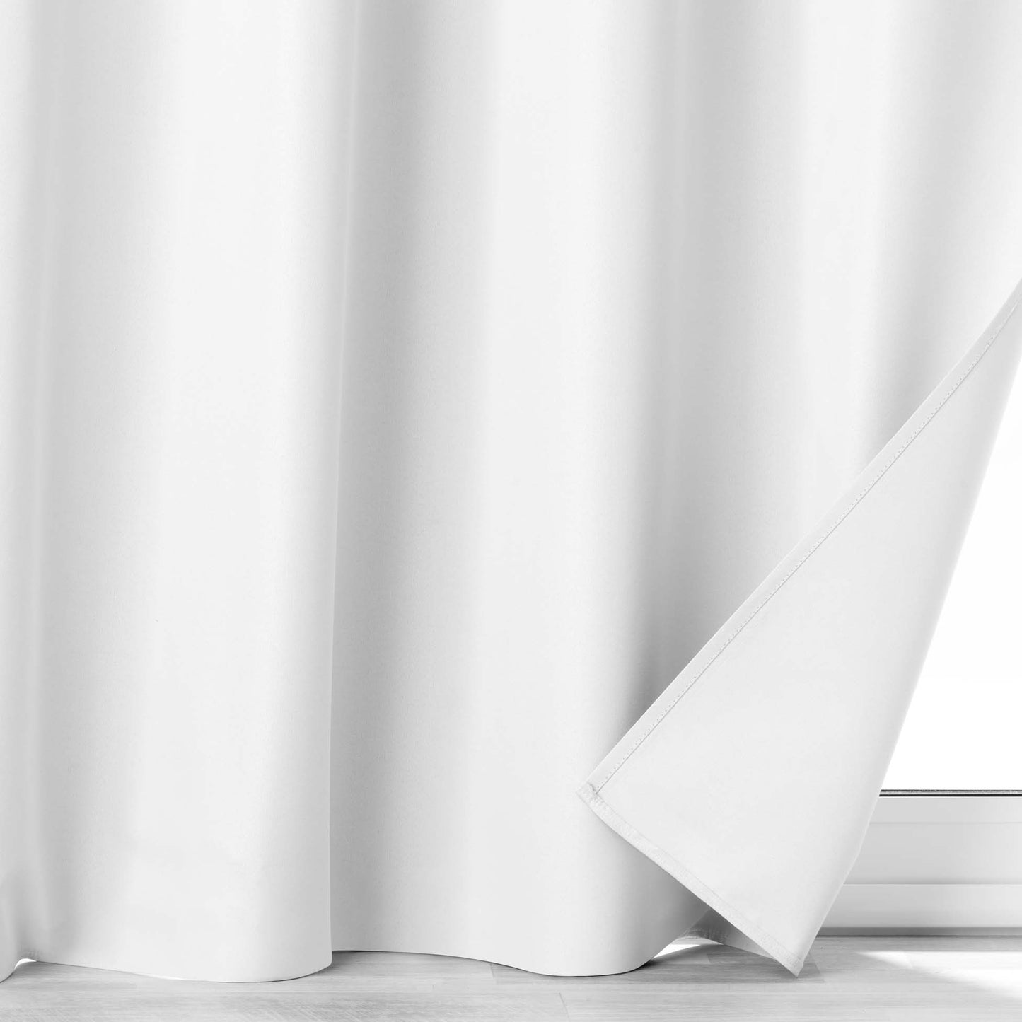 Mikrofaser Vorhang 140x260cm Gardine Schal Ösen blickdicht Vorhänge Verdunklung